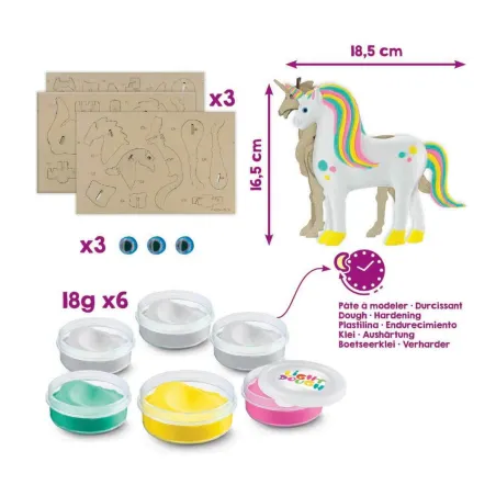 Masa Plastyczna Fabryka Jednorożców Creativ Zestaw Kreatywny 6+