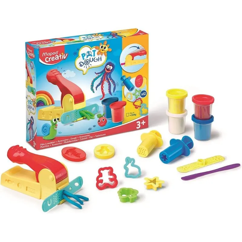 ZESTAW MASA PLASTYCZNA DLA DZIECI MAPED CREATIV PRASA FOREMKI 3+ ZESTAW MASA PLASTYCZNA DLA DZIECI MAPED CREATIV PRASA FOREMKI 3+