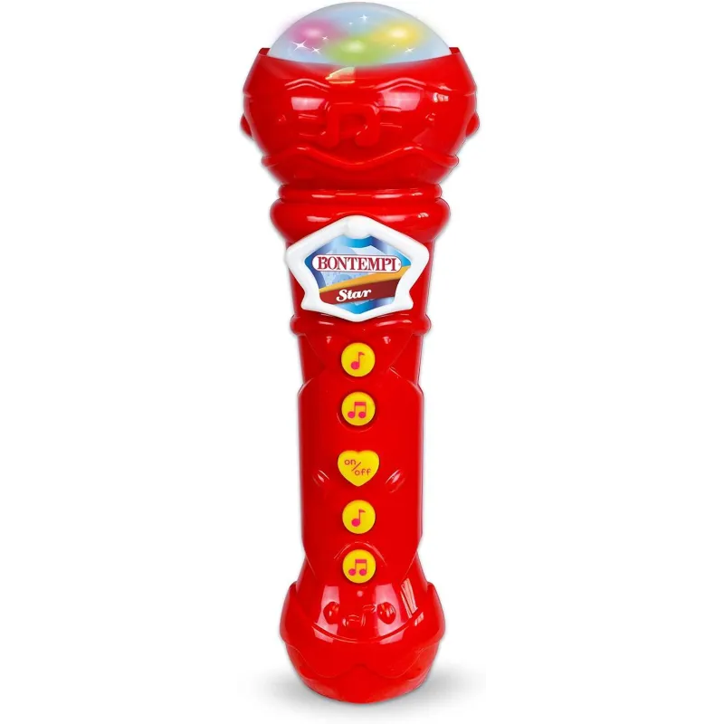 DZIECIĘCY MIKROFON KARAOKE BONTEMPI MUZYCZNA ZABAWKA 3+ DZIECIĘCY MIKROFON KARAOKE BONTEMPI MUZYCZNA ZABAWKA 3+