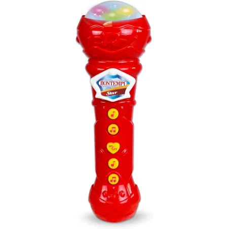 Dziecięcy Mikrofon Karaoke Bontempi Muzyczna Zabawka 3+ Dziecięcy Mikrofon Karaoke Bontempi Muzyczna Zabawka 3+