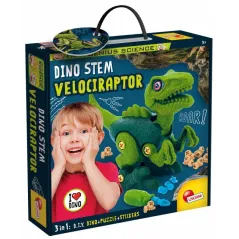 DINO STEM 3W1 VELOCIRAPTOR ZESTAW KONSTRUKCYJNY LISCIANI I’M A GENIUS 5+