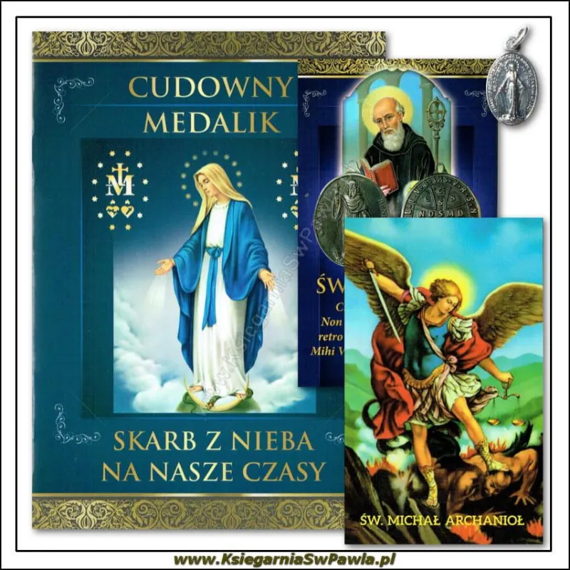 CUDOWNY MEDALIK. SKARB Z NIEBA NA NASZE CZASY. KSIĄŻECZKA Z MEDALIKIEM