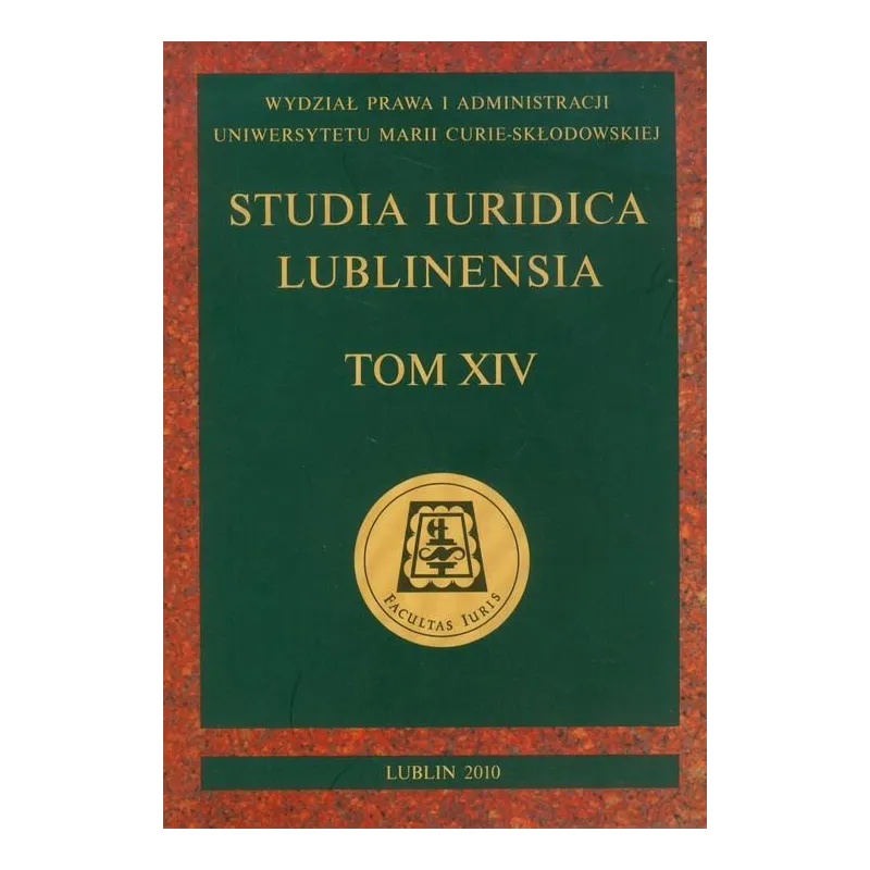STUDIA IURIDICA LUBLINENSIA XIV - UMCS