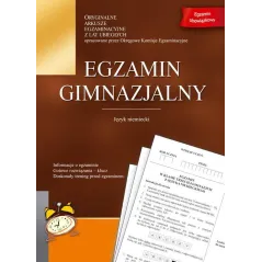 JĘZYK NIEMIECKI. EGZAMIN GIMNAZJALNY