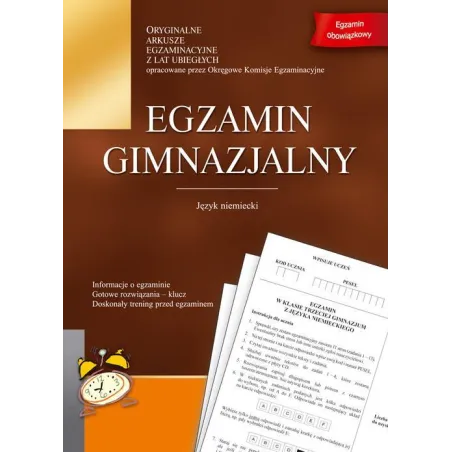 JĘZYK NIEMIECKI. EGZAMIN GIMNAZJALNY