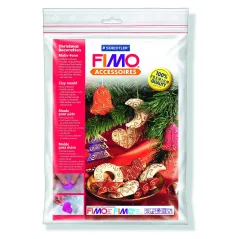 OZDOBY CHOINKOWE FORMY DO MAS PLASTYCZNYCH ODLEWÓW 6 MOTYWÓW SILIKONOWE STAEDTLER