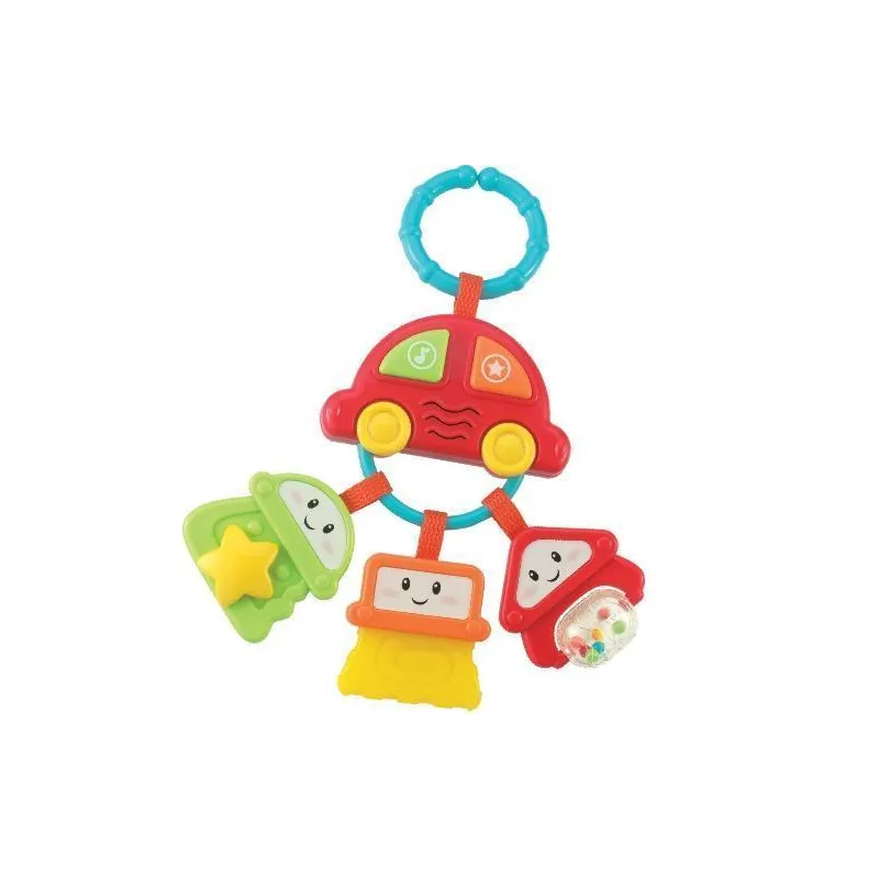 INTERAKTYWNA ZAWIESZKA SENSORYCZNA AUTO Z KLUCZYKAMI SMILY PLAY GRYZAK 0M+ INTERAKTYWNA ZAWIESZKA SENSORYCZNA AUTO Z KLUCZYKAMI SMILY PLAY GRYZAK 0M+