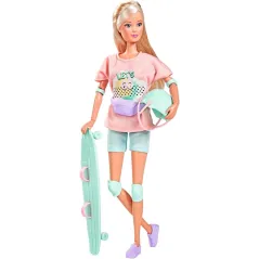 STEFFI LOVE LALKA SPORTOWA NA DESKOROLCE LONGBOARD 29 CM 3+