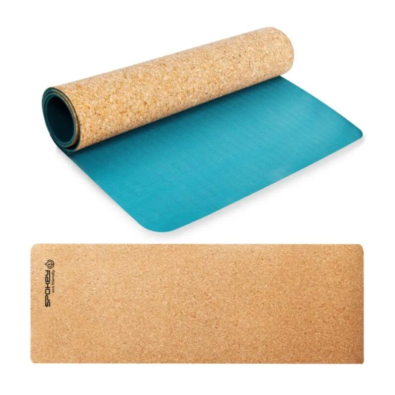 MATA KORKOWA DO JOGI FITNESS PILATES 180 X 60 CM SPOKEY SAVASANA