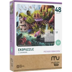 Ekopuzzle Przygody Robaczków Edukacyjne 48 Elementów 4+