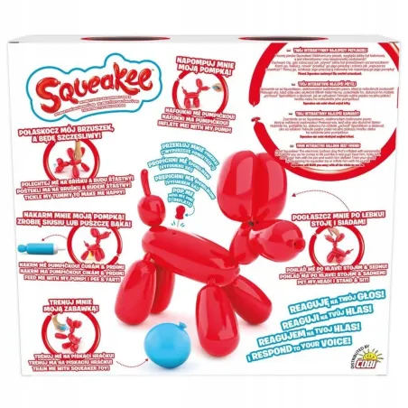 Piesek Balonik Squeakee Interaktywna Zabawka 60 Funkcji I Czujników 5+