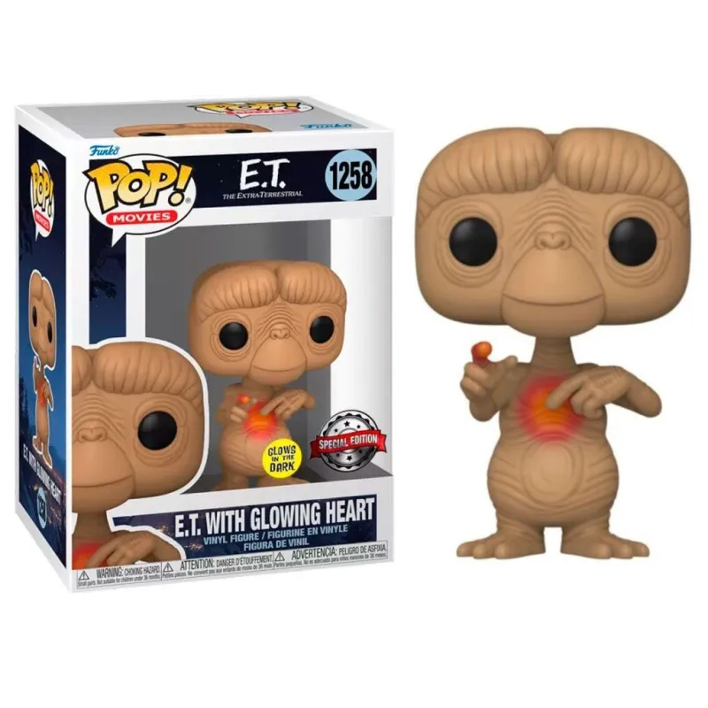 FUNKO POP! FIGURKA KOLEKCJONERSKA E.T: E.T. WITH GLOWING HEART 1258