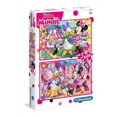 PUZZLE MYSZKA MINNIE SZCZĘŚLIWY POMOCNIK 2X20 ELEMENTÓW CLEMENTONI 3+
