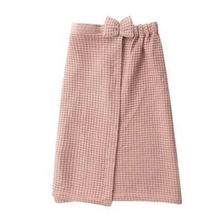 Ręcznik Vaffel Różowy Kąpielowy Z Rzepem 145X75 Cm Homla