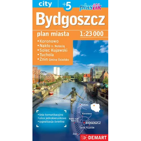 BYDGOSZCZ 1:23 000 PLAN MIASTA
