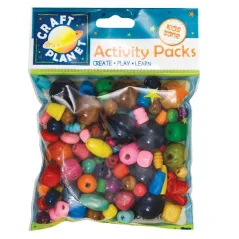 KORALIKI DREWNIANE MIX KOLORÓW 100 G - West Design Products