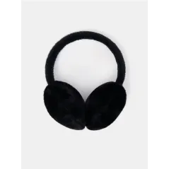 CZARNE NAUSZNIKI ZIMOWE BERSHKA
