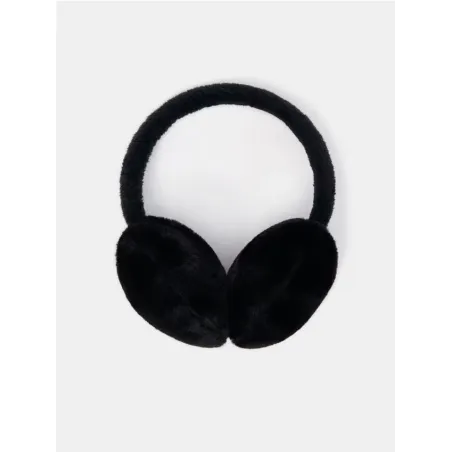 CZARNE NAUSZNIKI ZIMOWE BERSHKA