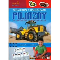 POJAZDY. MINIALBUM Z NAKLEJKAMI