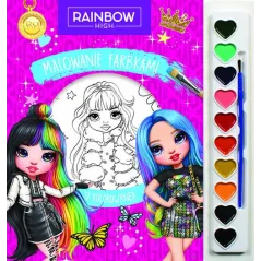 RAINBOW HIGH. MALOWANIE FARBKAMI