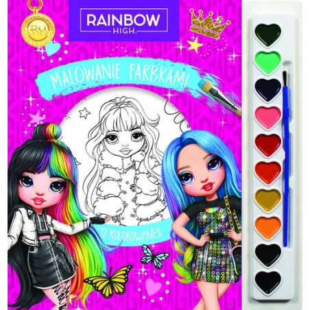 Rainbow High. Malowanie Farbkami