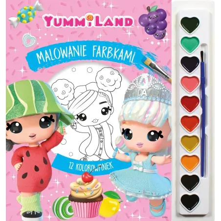 YUMMILAND. MALOWANIE FARBKAMI