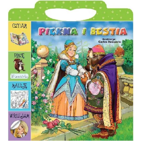 Piękna I Bestia. Czytam, Piszę, Maluję, Naklejam