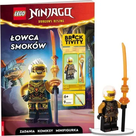 LEGO NINJAGO ŁOWCA SMOKÓW. ZADANIA, KOMIKSY, MINIFIGURKA 6+