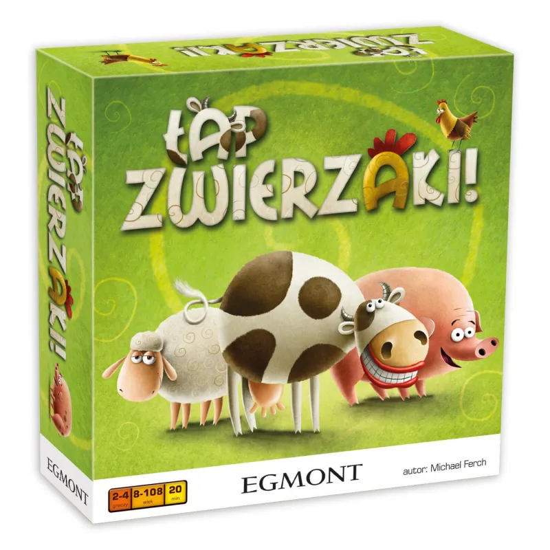 ŁAP ZWIERZAKI! GRA KARCIANA EGMONT 8+