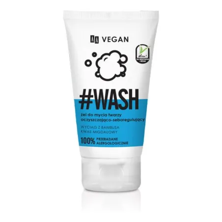 Aa Vegan Wash Oczyszczająco-Seboregulujący Żel Do Mycia Twarzy 150 Ml