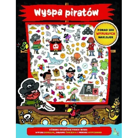 Wyspa Piratów. Ponad 100 Wypukłych Naklejek