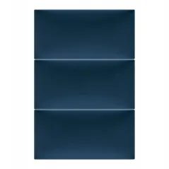 Panel Ścienny Tapicerowany Prostokąt 60X30 Cm Ciemnoniebieski Stegu Mollis