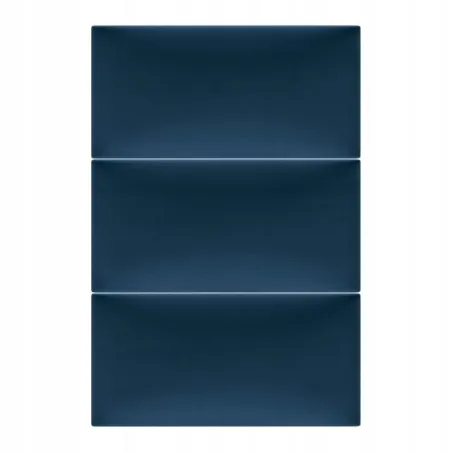 Panel Ścienny Tapicerowany Prostokąt 60X30 Cm Ciemnoniebieski Stegu Mollis