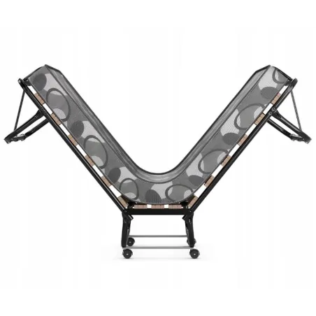 Łóżko Polowe Turystyczne Składane 80X190 Cm Z Materacem 8 Cm