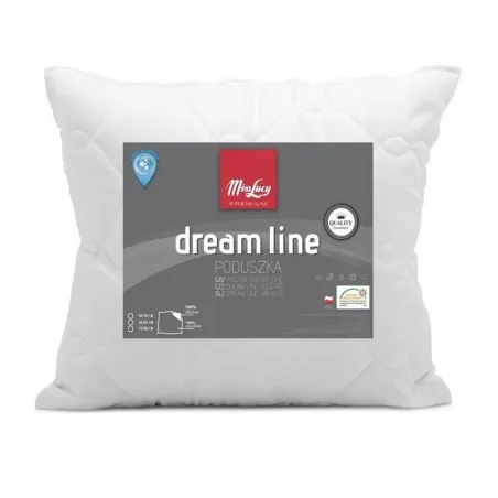 PODUSZKA DREAM LINE BIAŁA SILIKONOWA 40 X 40 CM MISS LUCY