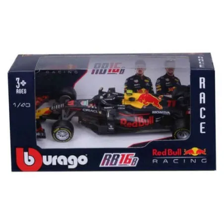 Model Formuła F1 Red Bull Rb16B Sergio Perez Skala 1:43 Bburago 3+