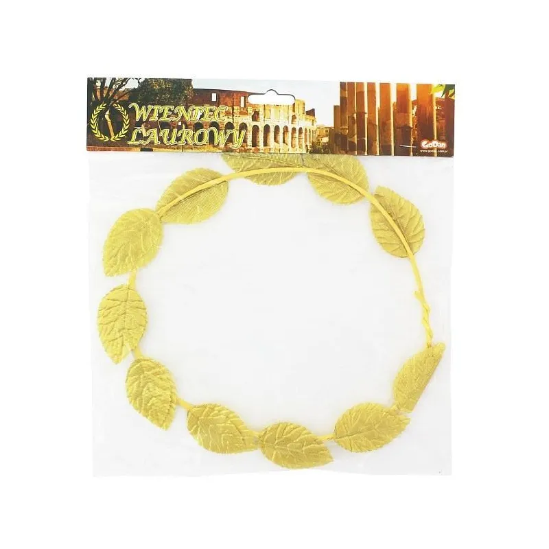 ZŁOTY WIENIEC LAUROWY OPASKA NA GŁOWĘ GODAN