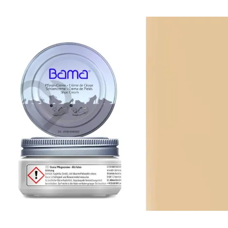 Pasta Pielęgnująca Do Butów Skórzanych Bama 070 Beż 50 Ml