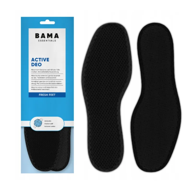 PRZECIWPOTNE WKŁADKI DO BUTÓW Z WĘGLEM AKTYWNYM BAMA ESSENTIALS ACTIVE DEO 38/39