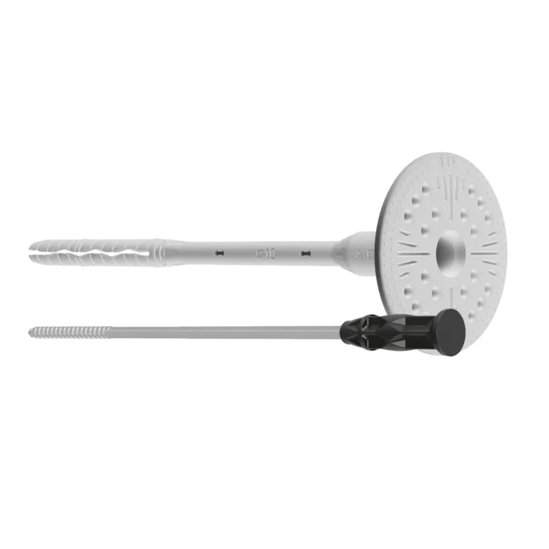 FASADOWY KOŁEK DO STYROPIANU WEŁNY Ø10 FIX-M 280 MM Z TRZPIENIEM METALOWYM 100SZT.