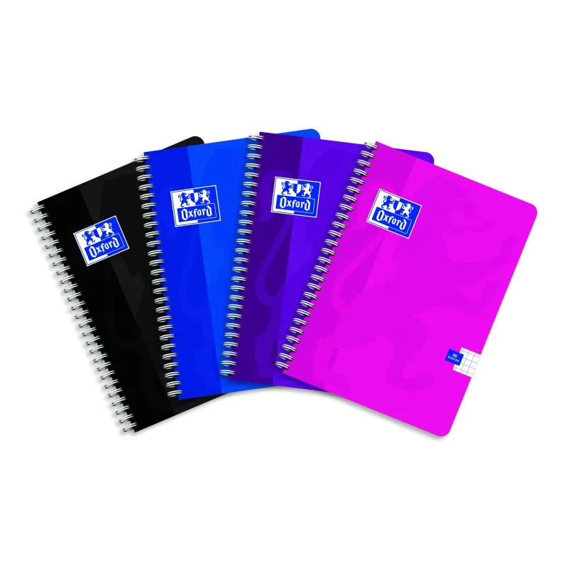 KOŁOZESZYT W KRATKĘ 50 KARTEK A4 OXFORD FIOLETOWY - Hamelin