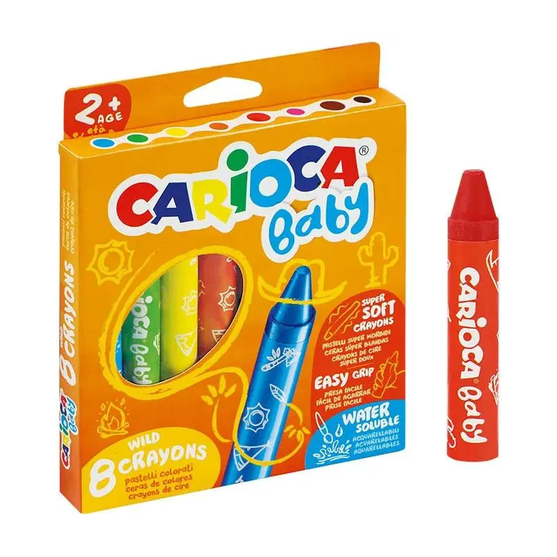 PASTELE OLEJNE 8 KOLORÓW CARIOCA BABY