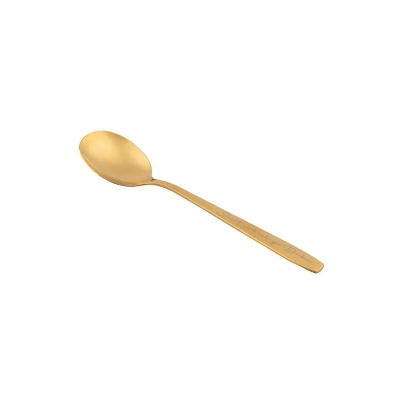 ŁYŻECZKA  ZŁOTA Z GRAWEREM ŚWIAT POTRZEBUJE BABCI ALTOM