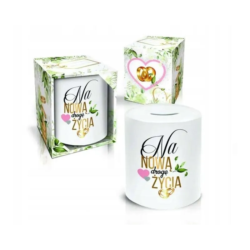 ŚLUBNA SKARBONKA NA NOWĄ DROGĘ ŻYCIA