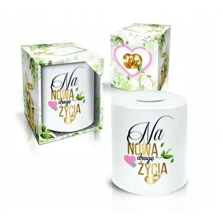 Ślubna Skarbonka Na Nową Drogę Życia