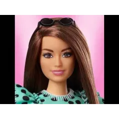 LALKA BARBIE TURKUSOWA SUKIENKA MATTEL 3+