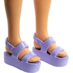 LALKA BARBIE TURKUSOWA SUKIENKA MATTEL 3+