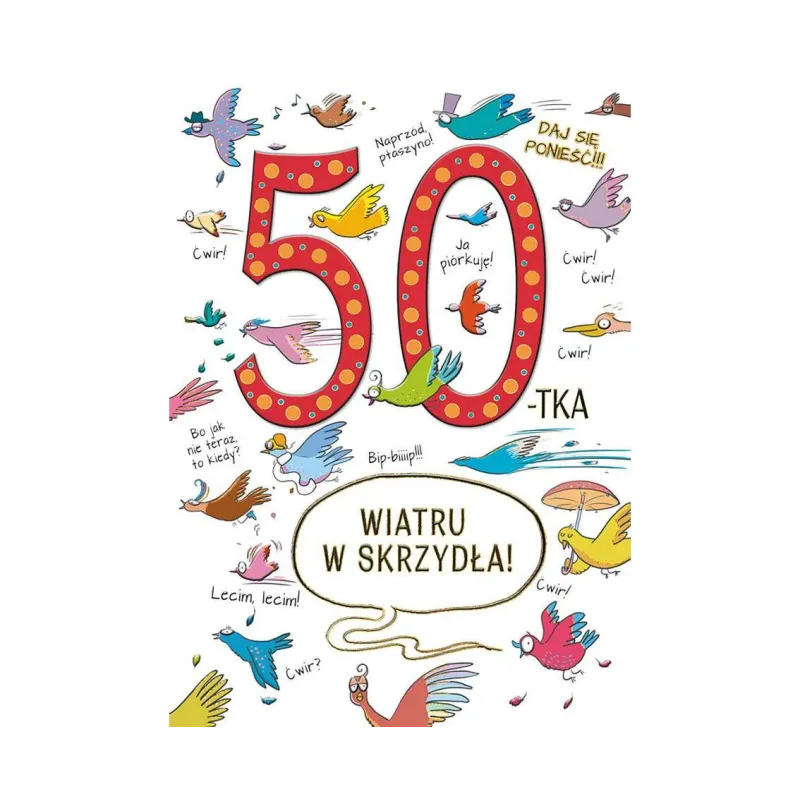 KARTKA URODZINOWA Z KOPERTĄ 50 URODZINY