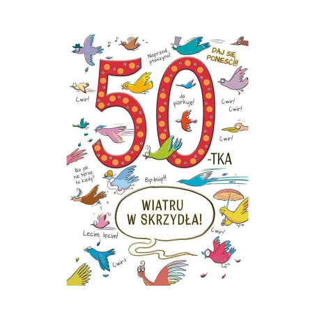Kartka Urodzinowa Z Kopertą 50 Urodziny