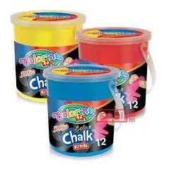 KREDA KOLOROWA JUMBO 12 SZTUK COLORINO 3+